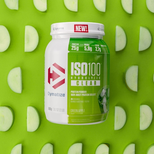 Dymatize ISO100 Protein Pulver, Green Apple, 25g Protein, 28 Portionen