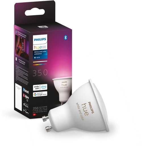 PHILIPS Hue GU10 Leuchtmittel White & Color Ambiance 350lm Spot Licht Strahler