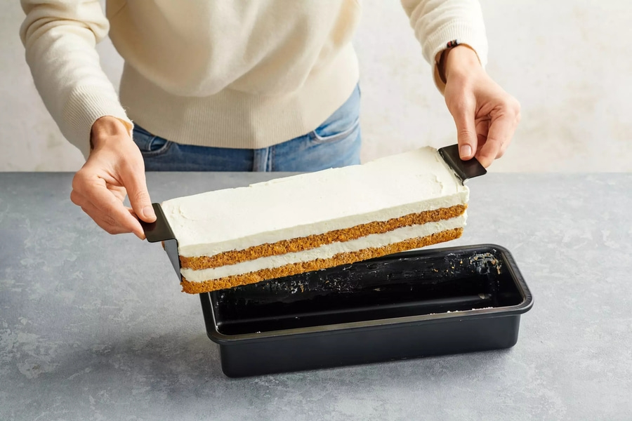 BETTY BOSSI Backform Schnitten und Würfel, mit Hebeboden Kuchenform