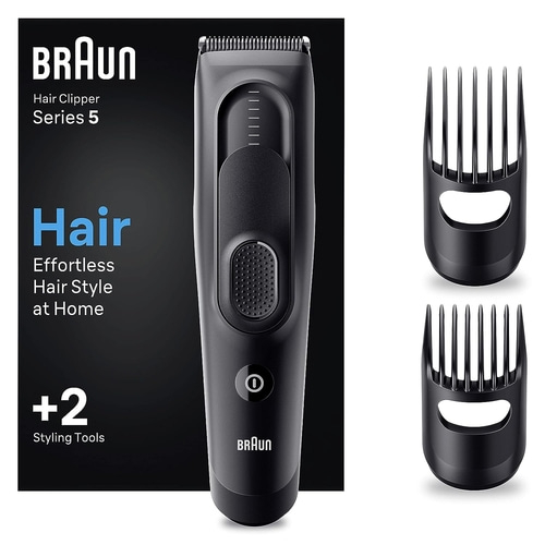 BRAUN Haar- und Bartschneider HC5330 Haarschneider Trimmaufsätze schwarz B-Ware
