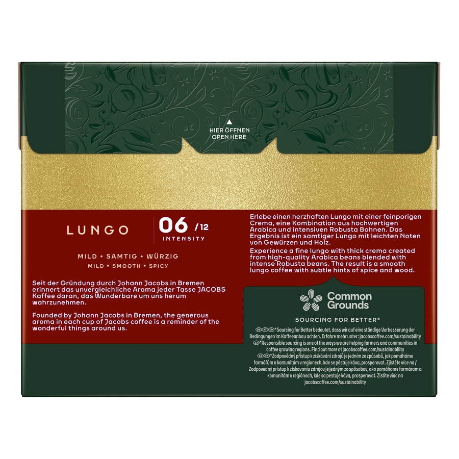 JACOBS Kapseln Lungo 6 + Espresso 10 Nespresso®* kompatibel XXL-Pack je 3 x 40