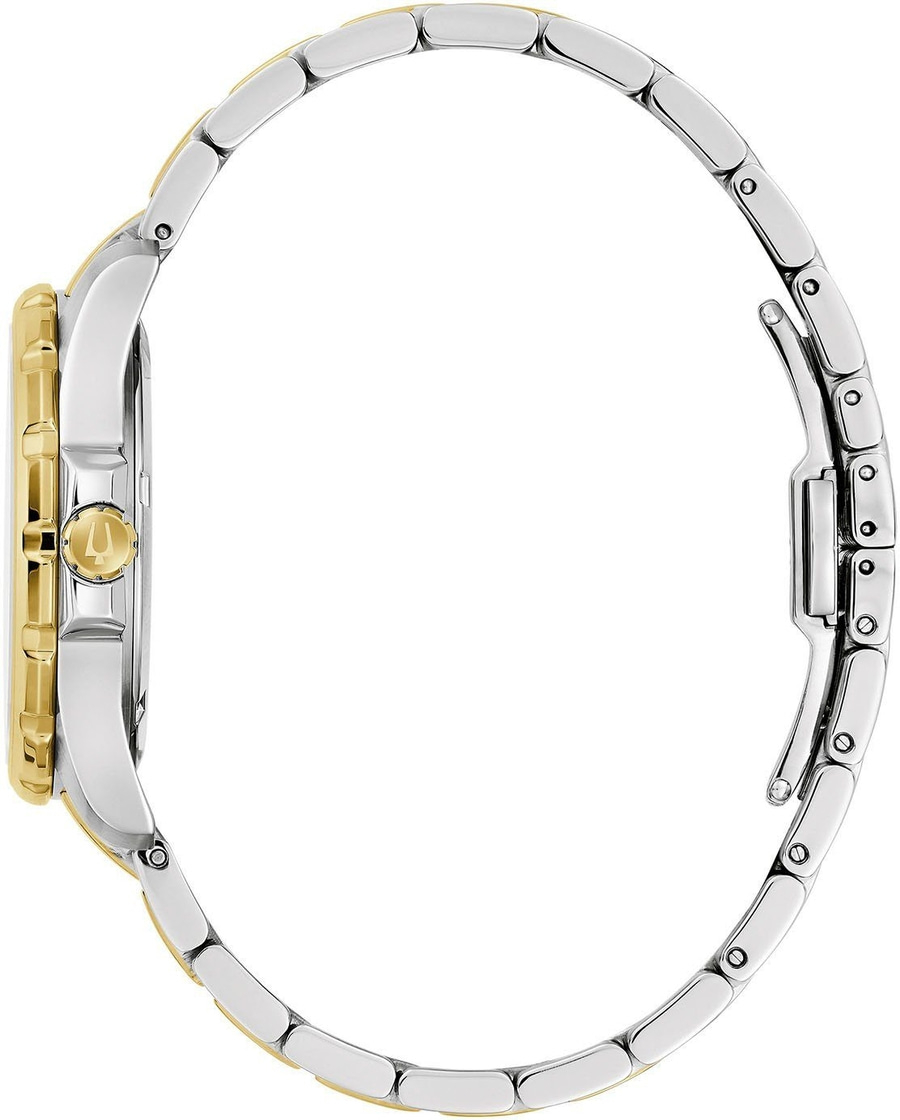 BULOVA 98P227 Armbanduhr Damenuhr 36 mm Edelstahl Quarz Saphirglas B-Ware