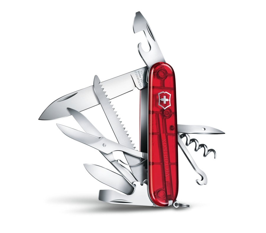 VICTORINOX Taschenmesser Huntsman Jagdmesser 1.3713.T 15 Funktionen SAK Schere