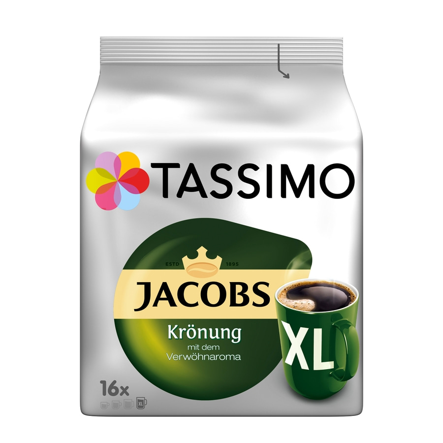 TASSIMO Kapseln Jacobs Krönung XL aromatisch TDiscs 3x 16 Getränke Kaffeekapseln