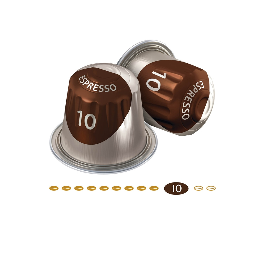 JACOBS Kapseln Espresso 10 Intenso 200 Nespresso®* kompatible Kaffeekapseln