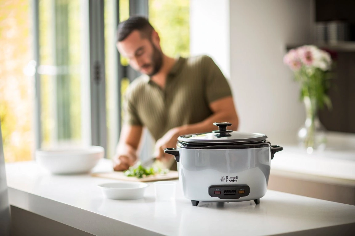RUSSELL HOBBS Reiskocher MaxiCook 23570-56 Dampfgarer 10 Portionen 5L 1000W