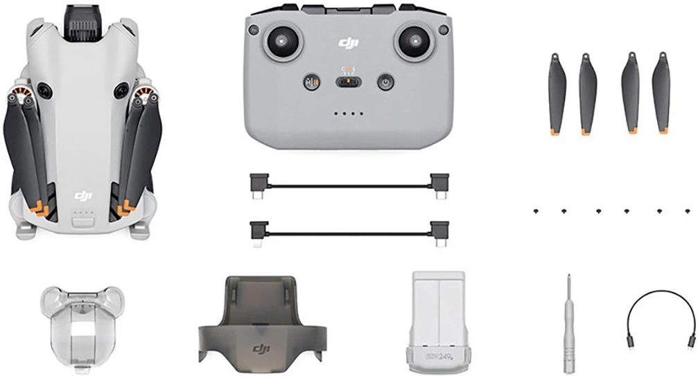 DJI Mini 4 Pro Kameradrohne 4K HDR 48MP GPS C0 RC-N2 Hinderniserkennung B-WARE