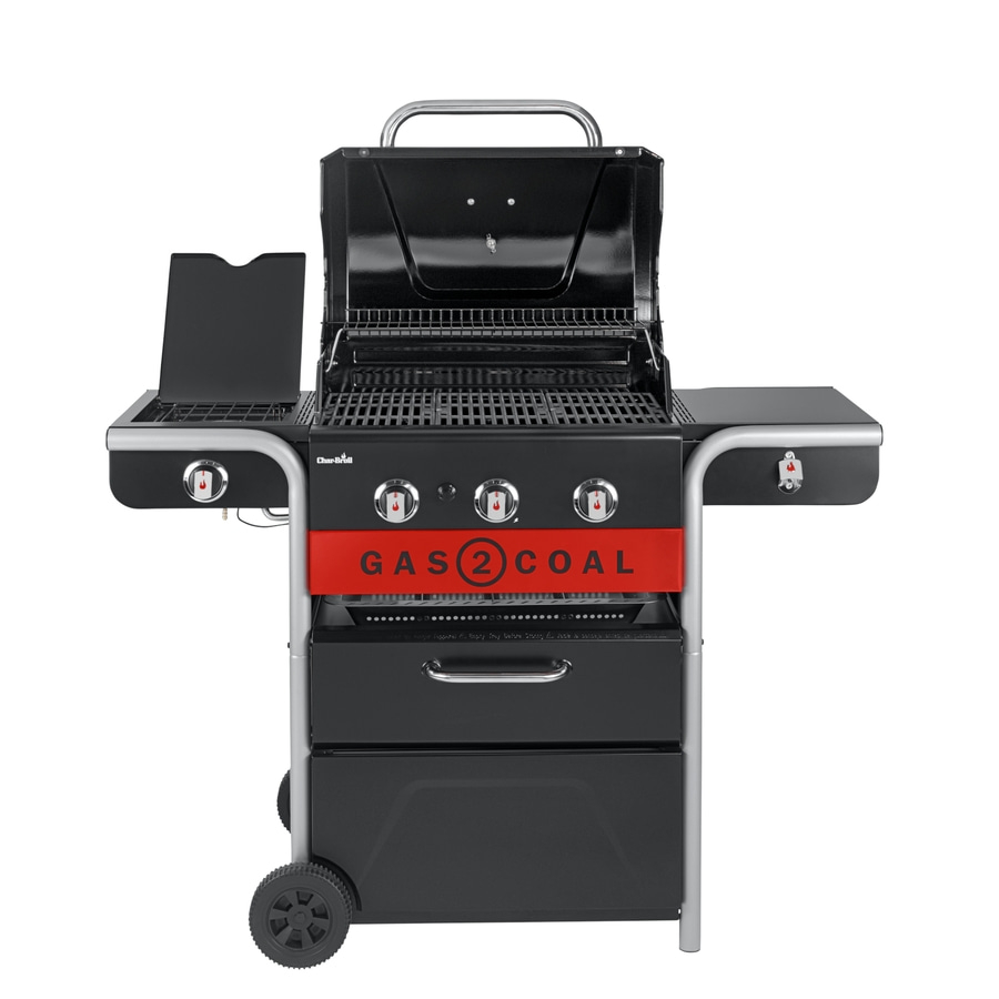 Char-Broil Hybridgrill Gas2Coal 2.0 330 Grill Kohle und Gas Kombination 10,1 kW