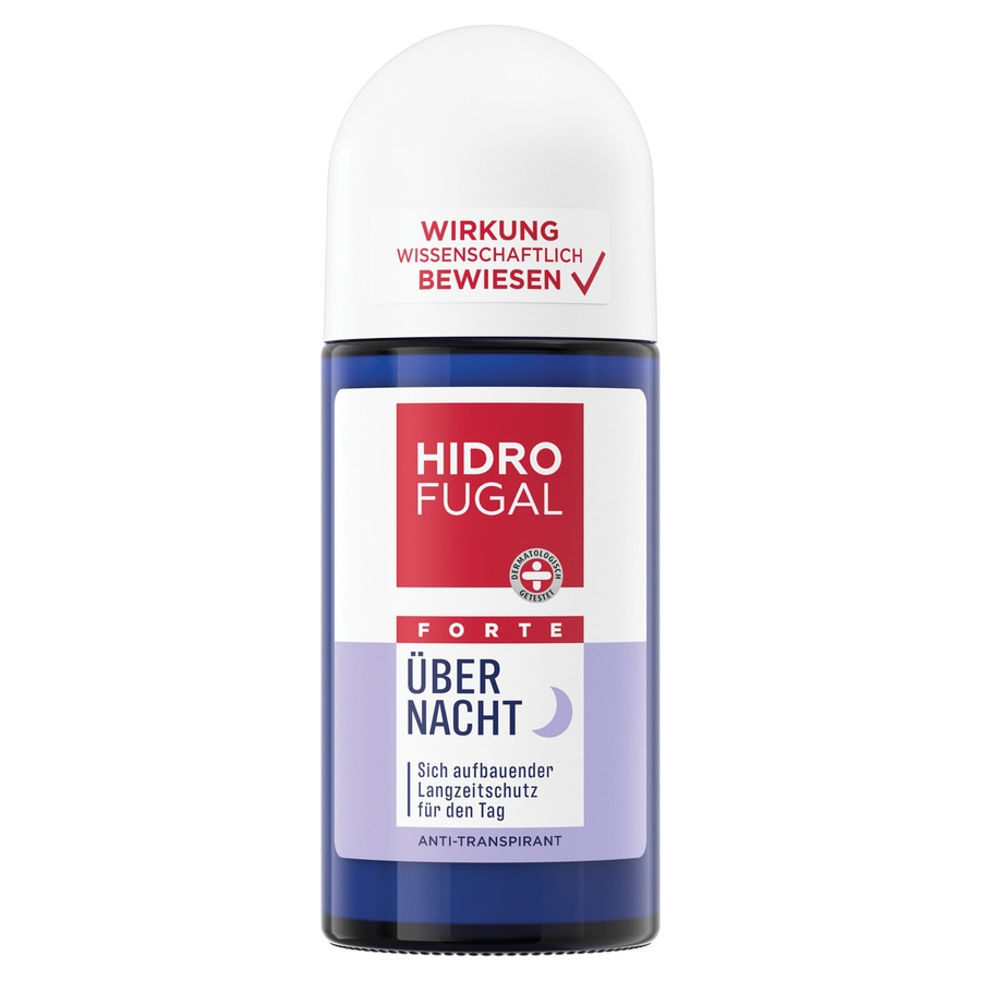HIDROFUGAL Roll-on FORTE ÜBER NACHT Anti-Transpirant Langzeitschutz 4 x 50 ml