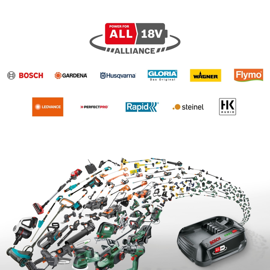 Bosch Power for ALL 18V Alliance mit Werkzeugen und Akku