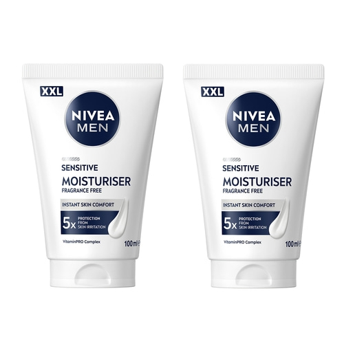 Zwei Nivea Men sensitive Feuchtigkeitscreme mit VitaminPRO Complex