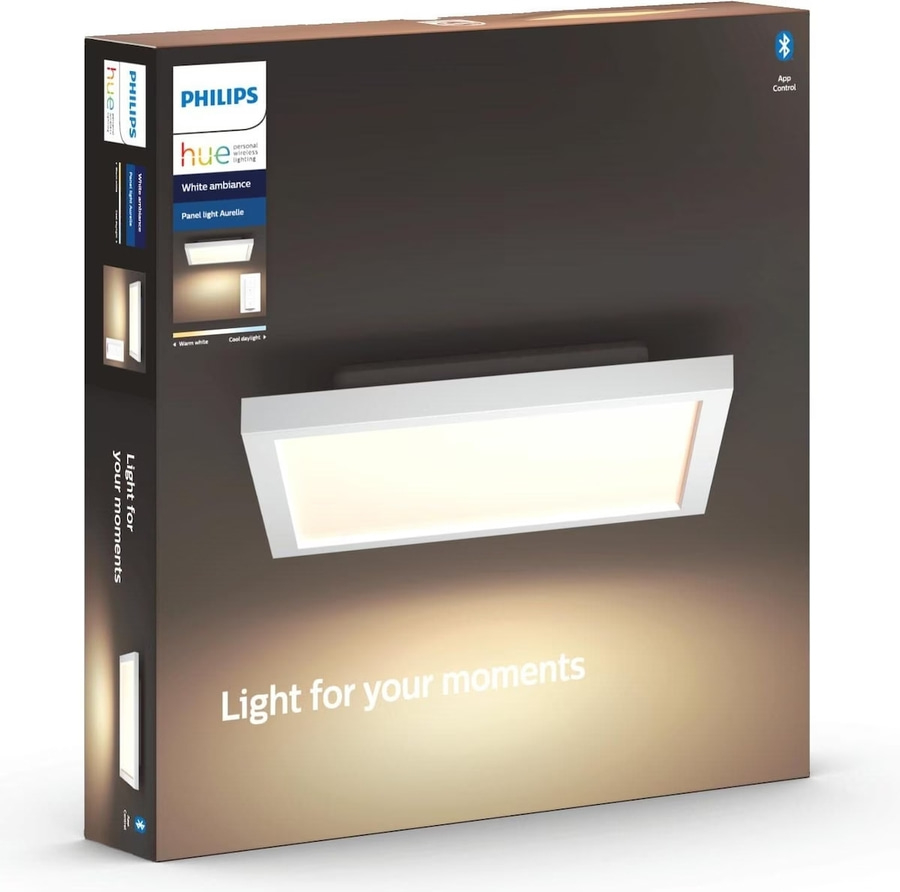 Philips Hue Panel Light Aurelle, White Ambiance, App Control, Licht für Ihre Momente