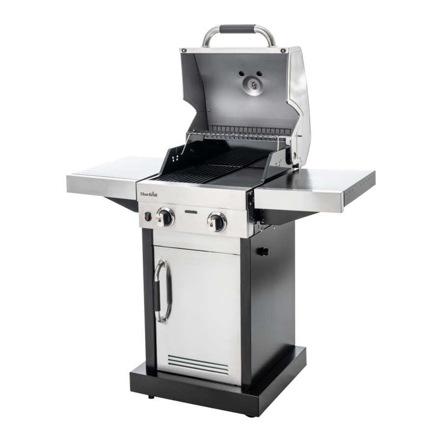 CHAR-BROIL ADVANTAGE 225S 2-Brenner Gasgrill + Grillplatte 6.15 kW NEU
