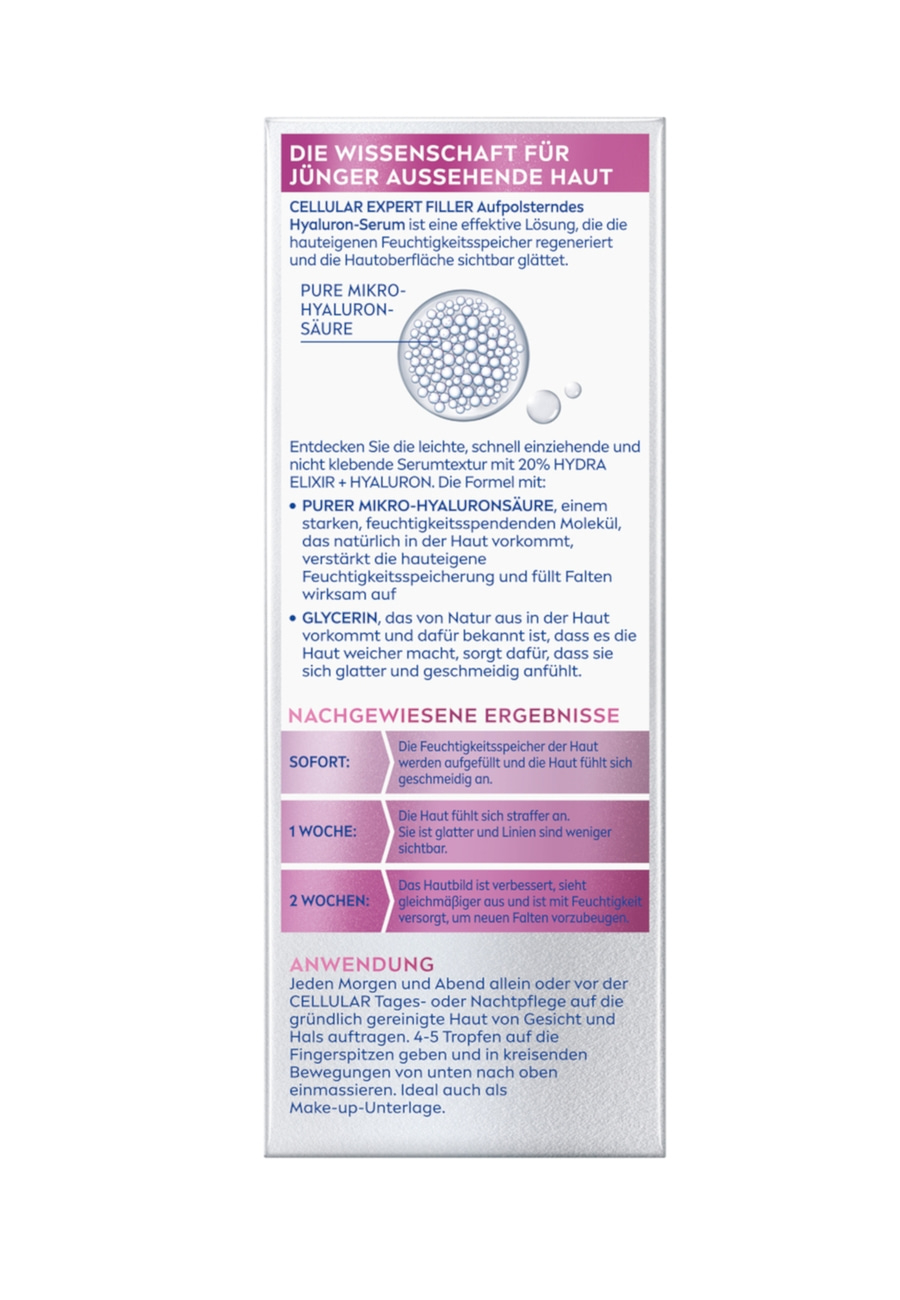 NIVEA CELLULAR Expert Hyaluron Serum 30ml + Vitamin C Serum 30ml Set