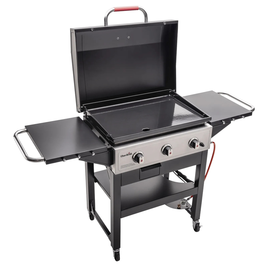 CHAR-BROIL Gasgrill Griddle 3400 schwarz inkl. 3 Brenner & Plancha-Platte NEU