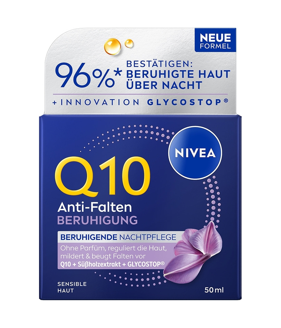 NIVEA Q10 Anti-Falten Power Sensitive Nachtpflege 50ml