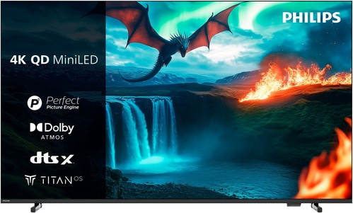 PHILIPS Smart-TV 75MLED810/12 189cm/75Zoll QLED Mini LED-Fernseher B-WARE