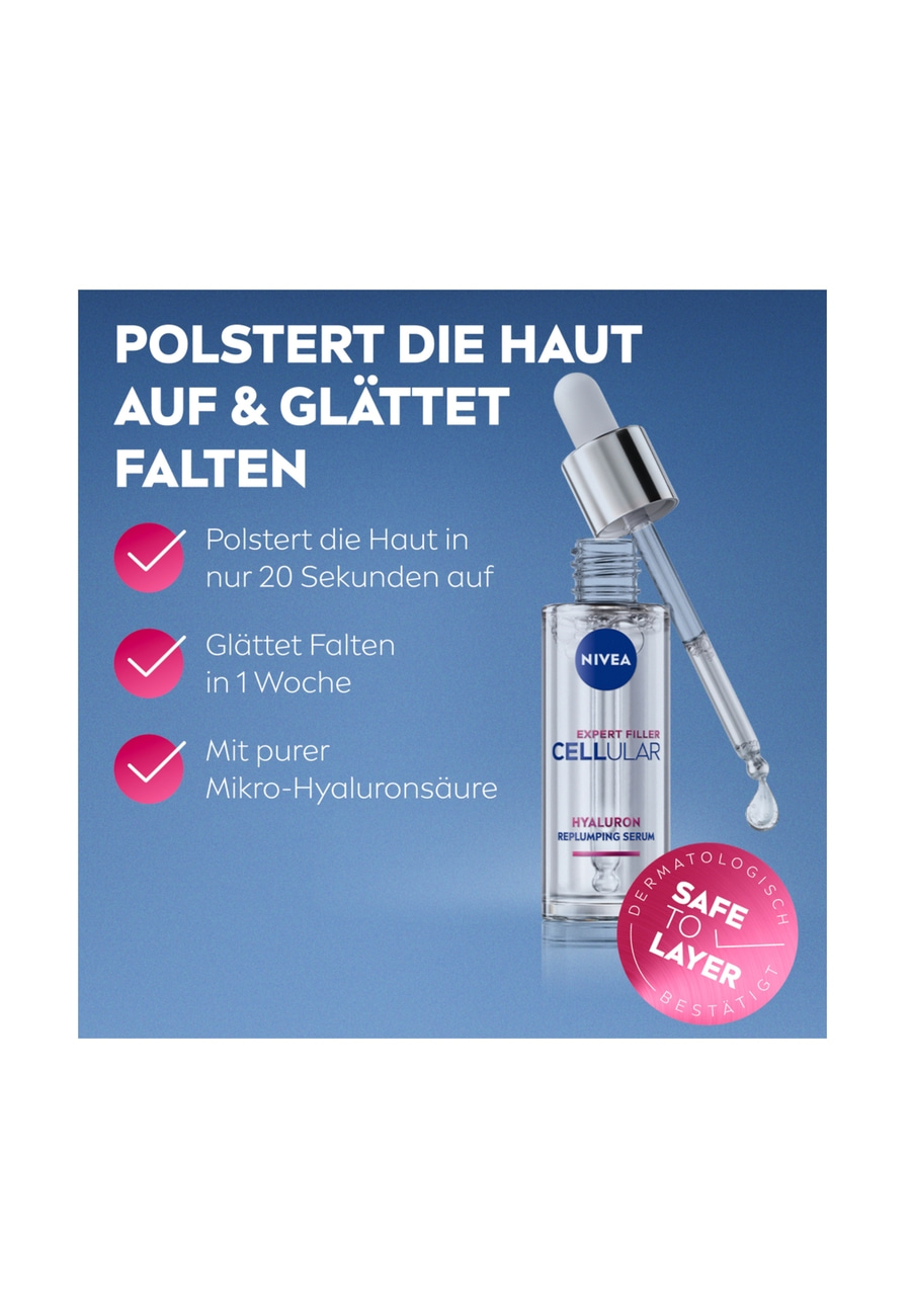 NIVEA CELLULAR Expert Hyaluron Serum 30ml + Vitamin C Serum 30ml Set