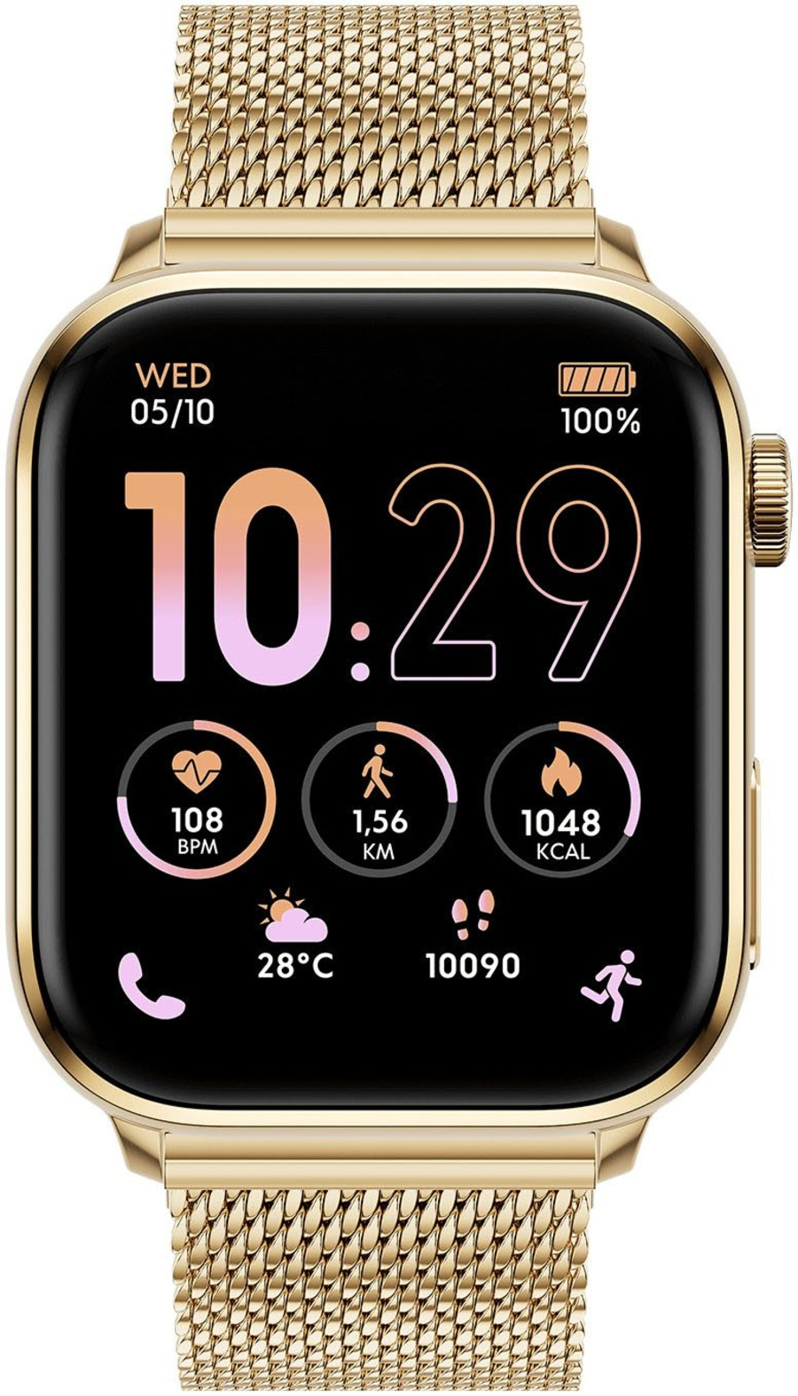 ICE-WATCH ICE Smartwatch smart 3.0 024656 1,78 Zoll AMOLED Display gold B-WARE