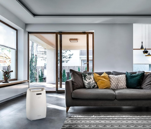 DE'LONGHI Luftentfeuchter Tascuigo AriaDry Multi DEXD214RF 14L 65m3 weiß