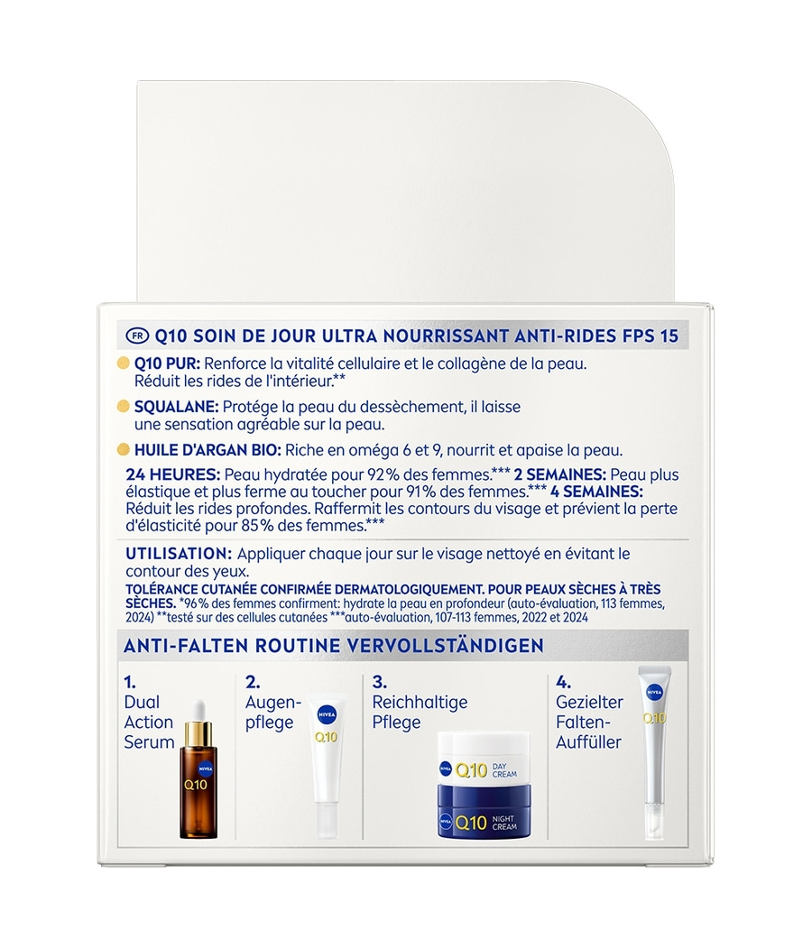 NIVEA Q10 Anti-Falten Extra-Reichhaltige Tagespflege LSF 15