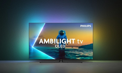 PHILIPS OLED Ambilight Fernseher 55 Zoll 4K UHD Smart TV 55OLED850/12 bis 144 Hz