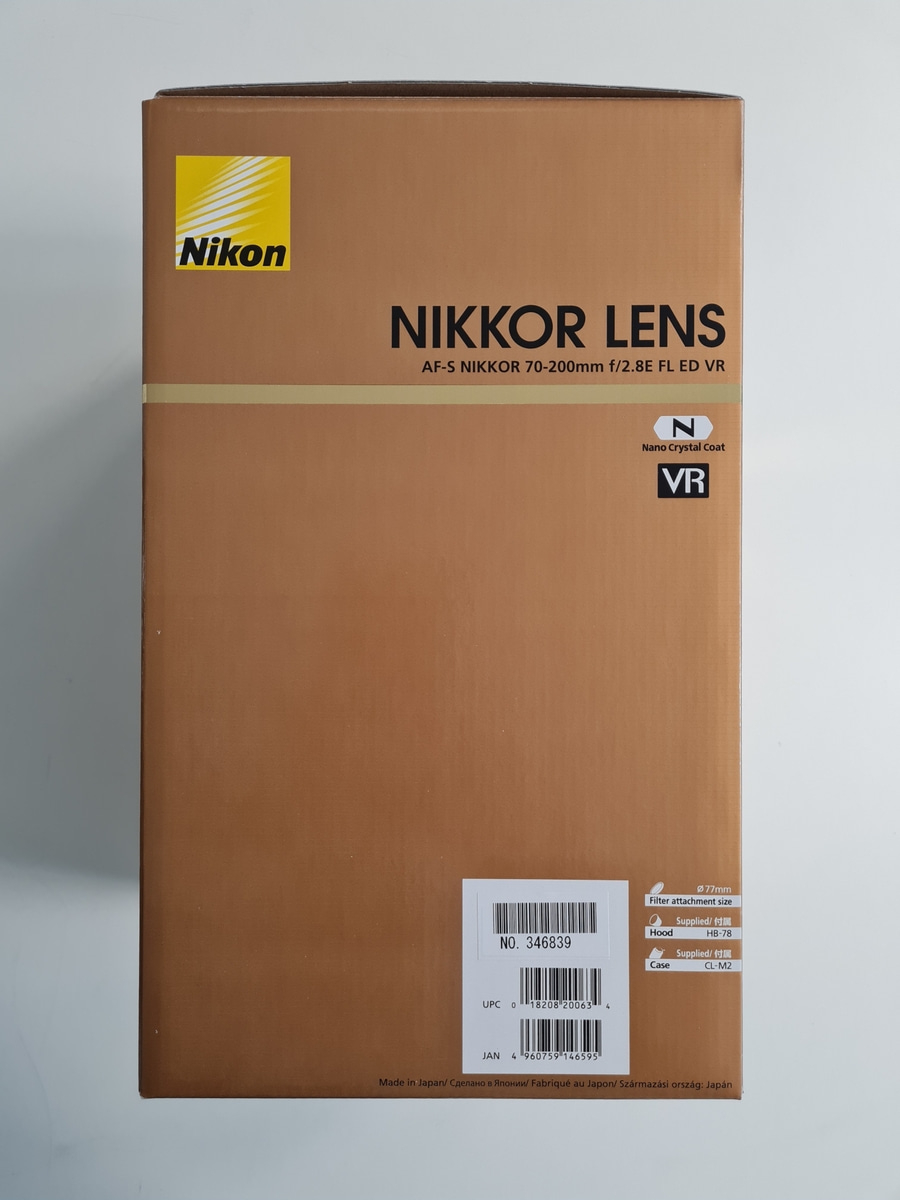 NIKON Teleobjektiv Nikkor Objektiv AF-S 70-200mm f/2.8E FL ED VR