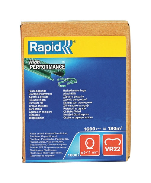 RAPID VR22 Zaun-Ringklammern Grün 1600 Stk. für FP20 FP222 40108811