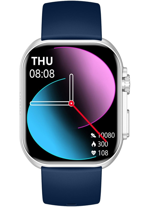 SMARTY 2.0 Smartwatch SW068A02 Touch-Display Bluetooth 46/40 mm blau B-WARE
