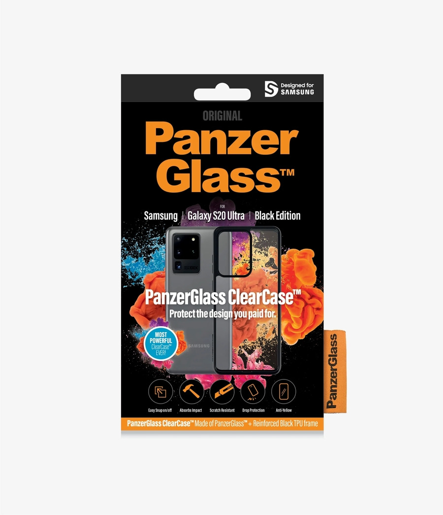 PanzerGlass™ Handy Hülle Case Samsung Galaxy S20 Ultra Handyhülle Hülle
