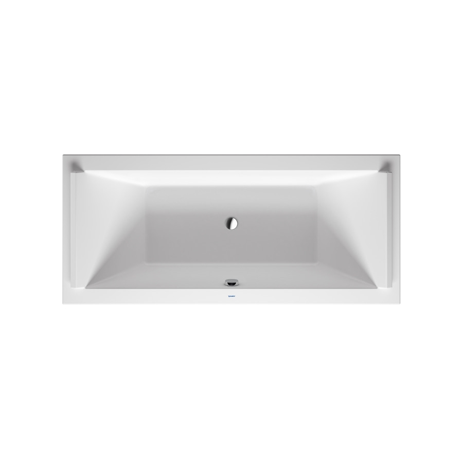 DURAVIT Badewanne Starck 1800 x 800 mm Weiß mit 2 Rückenschrägen