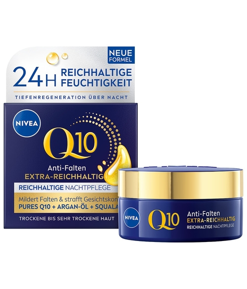 NIVEA Q10 Anti-Falten Power Reichhaltige Nachtpflege 50ml