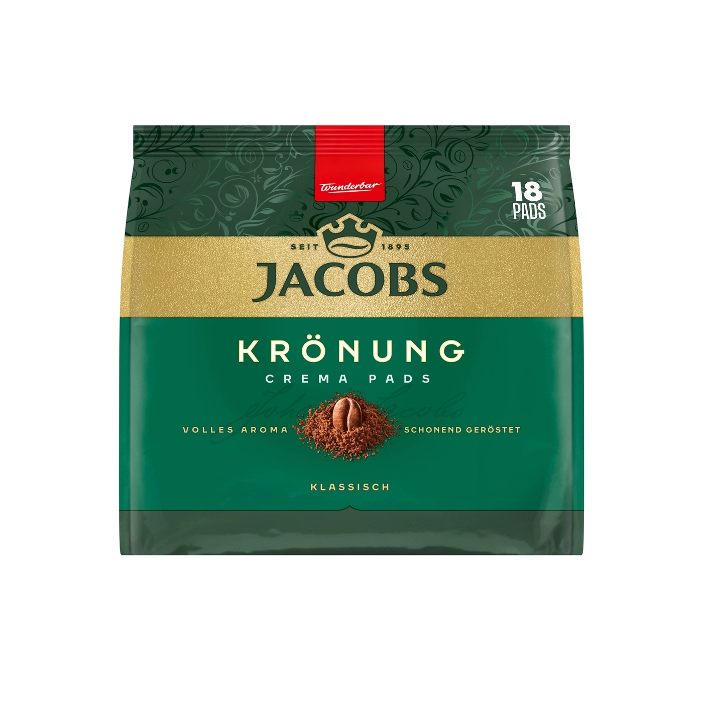 Jacobs Krönung Crema Pads Klassisch mit 18 Pads