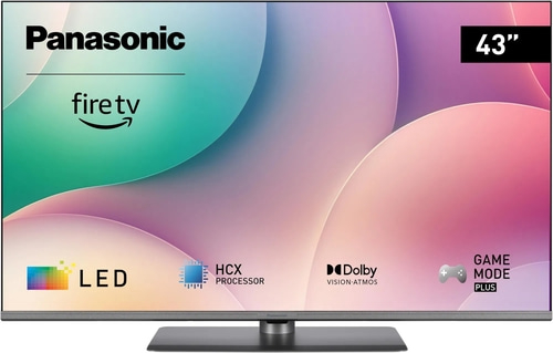 PANASONIC Fernseher 43 Zoll 4K Ultra HD LED Smart TV TV-43W83AE6 Fire TV schwarz