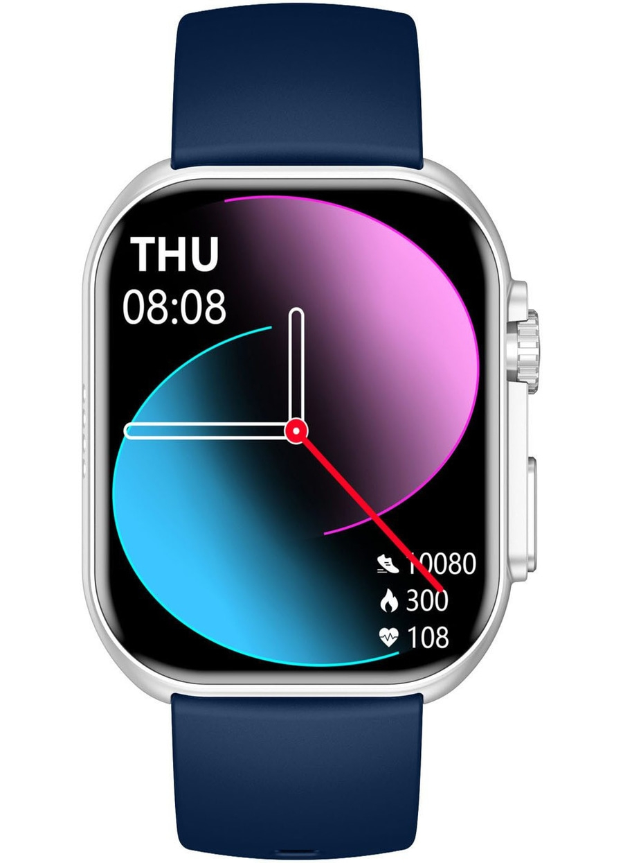 SMARTY 2.0 Smartwatch SW068A02 Touch-Display Bluetooth 46/40 mm blau B-WARE