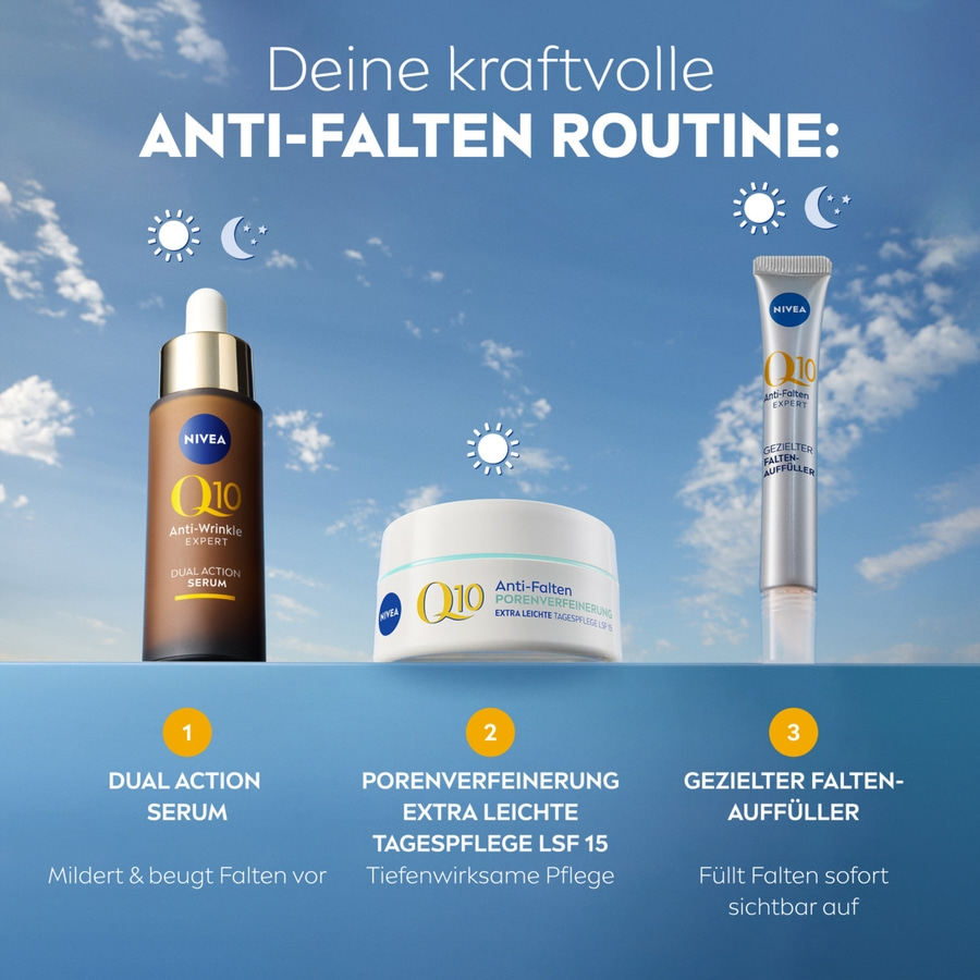 NIVEA Q10 Anti-Falten Power Porenverfeinernde Tagespflege LSF 15 50ml
