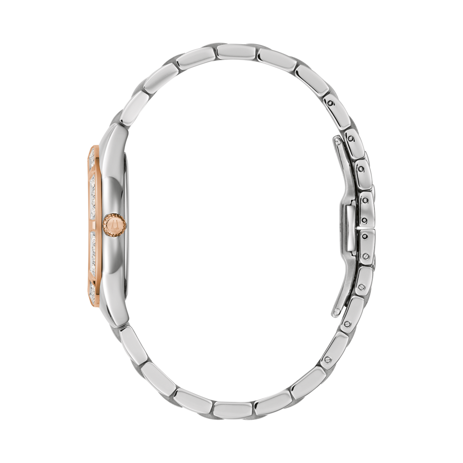 Bulova Damen Armbanduhr Sutton 98R281 Edelstahl Diamanten 32mm Quarz B-Ware