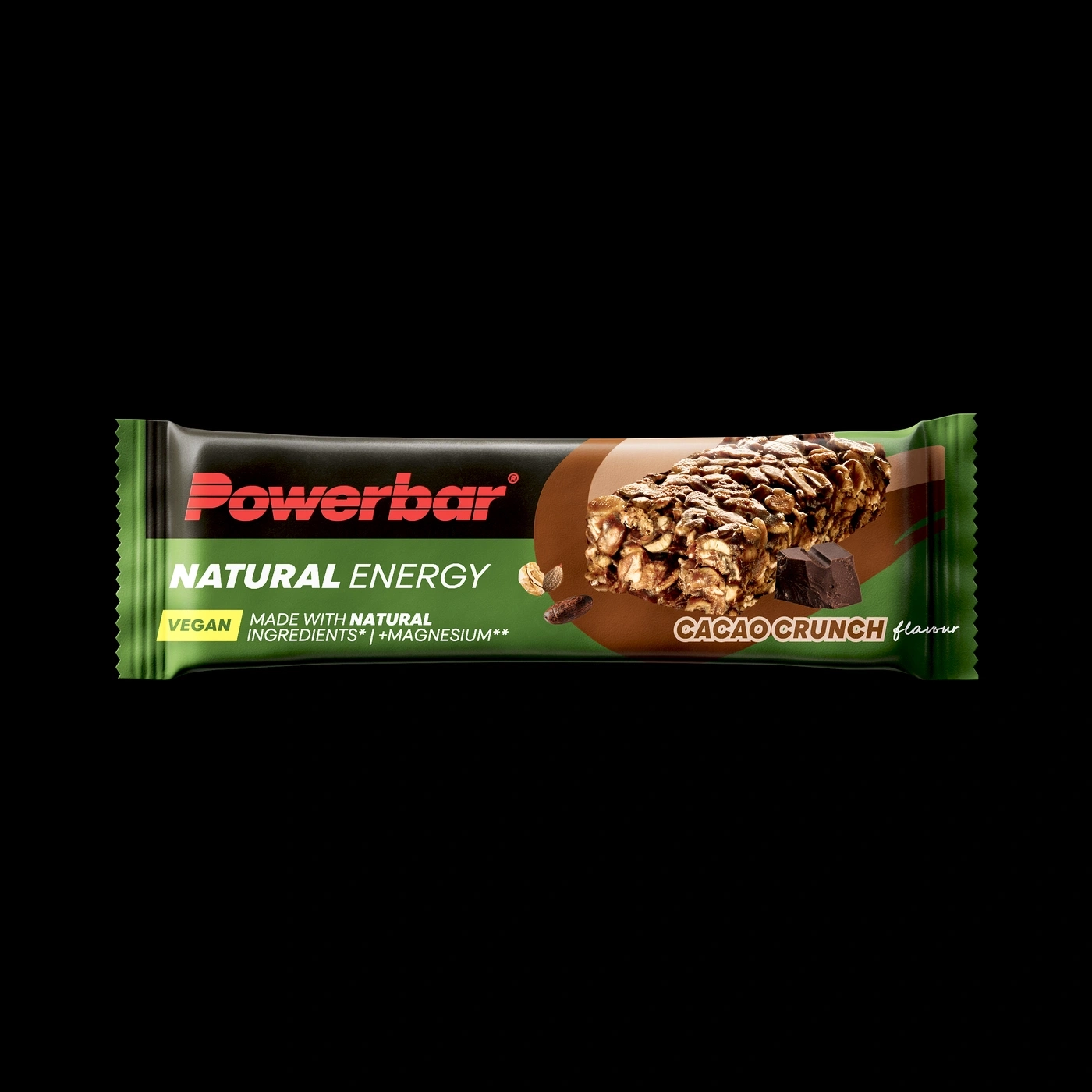 POWERBAR Natural Energy Cereal Cacao Crunch 18x40g veganer Kohlenhydrat Riegel