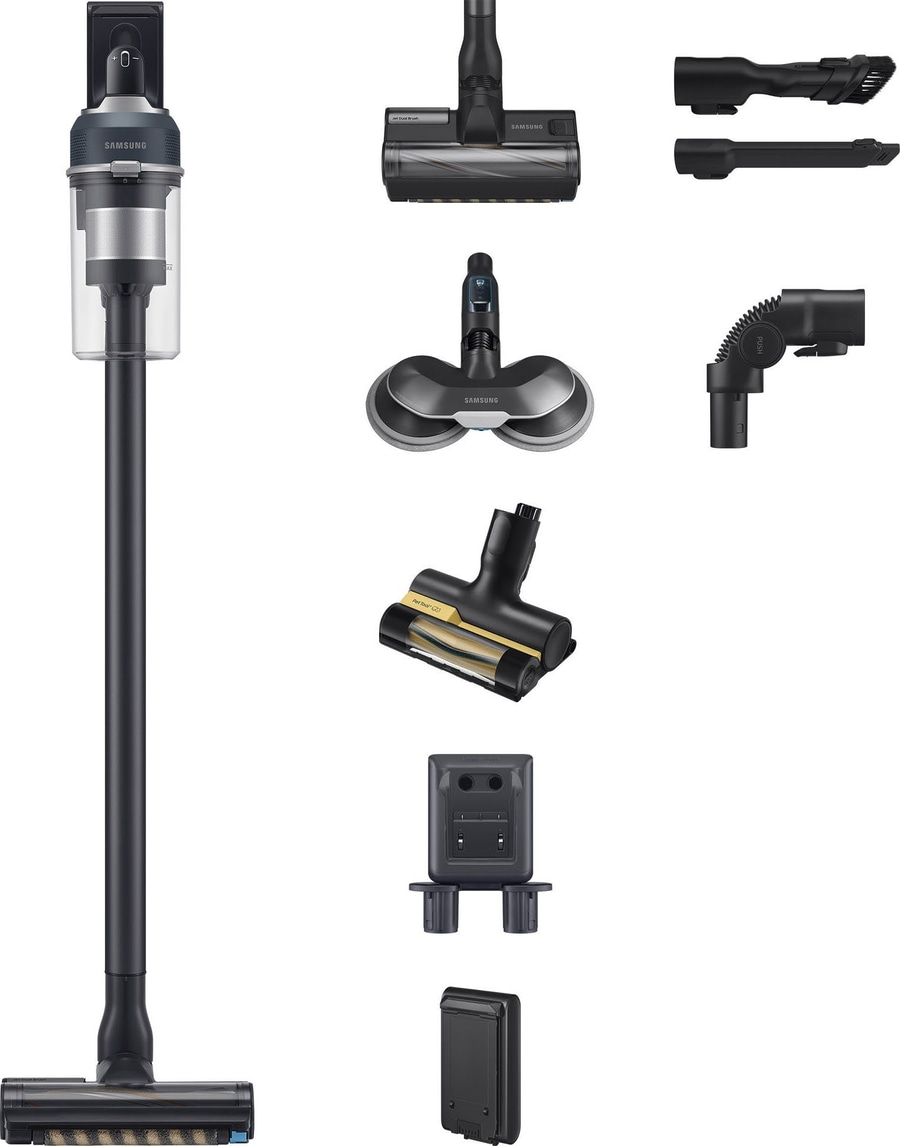 SAMSUNG Stabstaubsauger HERO VS20C85G7TB/WD Jet 85 Wet&Clean Akku B-WARE