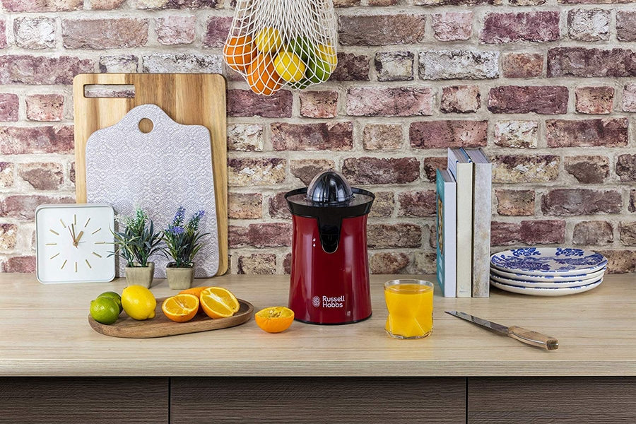 RUSSELL HOBBS Zitruspresse Colours Plus+ Flame Red 26010-56 Orangen-Saftpresse