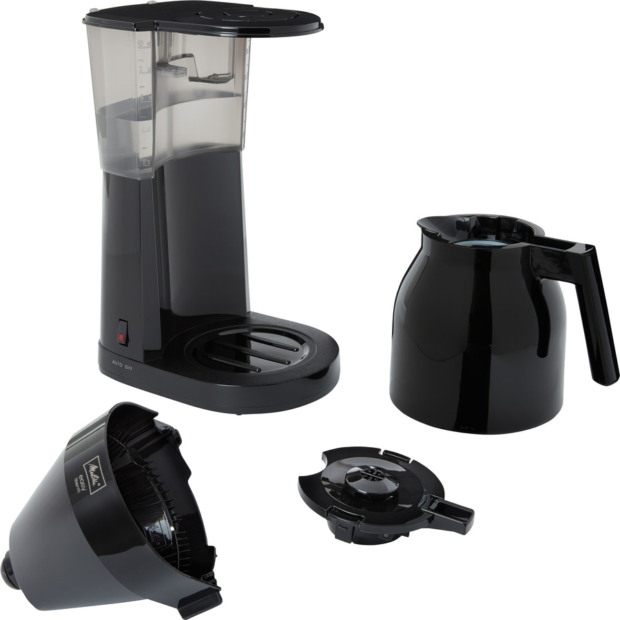 MELITTA Filterkaffeemaschine Easy Therm 1023-06 Schwarz 10 Tassen 1080W