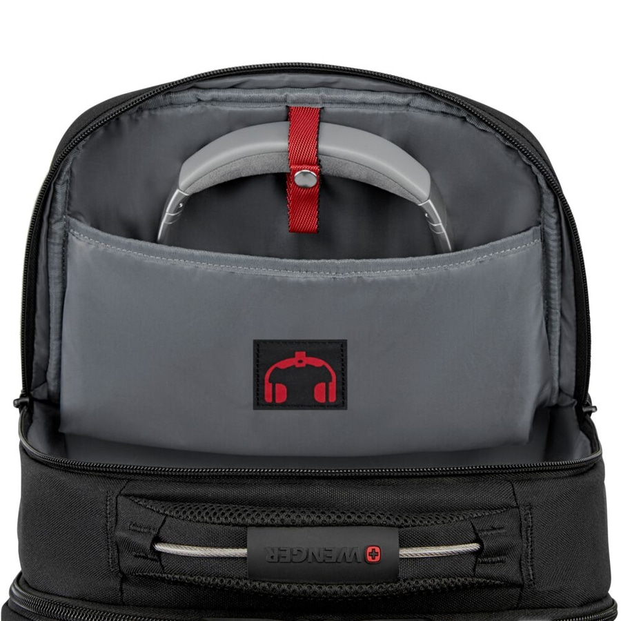 WENGER Gaming-Laptop-Rucksack PlayerMode 15,6" Laptop Tablet- Fach 20 L Schwarz