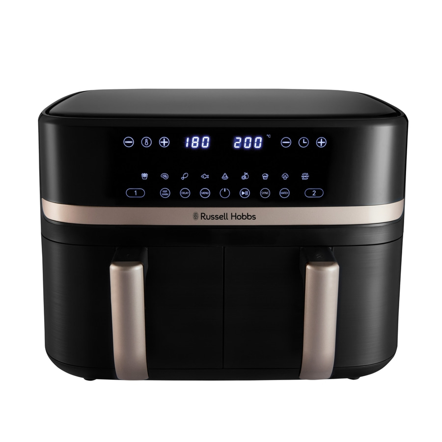 RUSSELL HOBBS Heißluftfritteuse 2 Kammern 9 L Rapid Airfryer Satisfry 27680-56