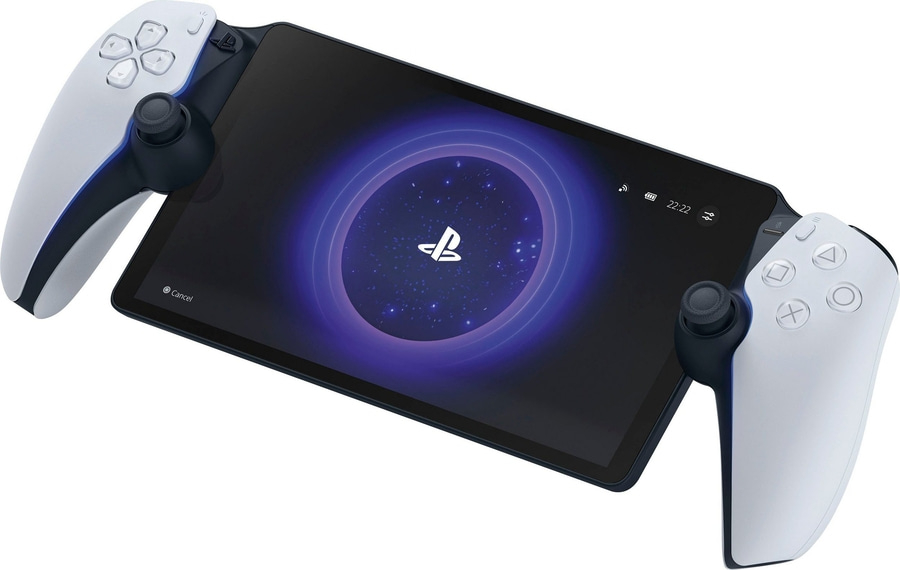 PlayStation Portal: Handheld-Konsole mit Bildschirm und Controllern für Gaming-Enthusiasten