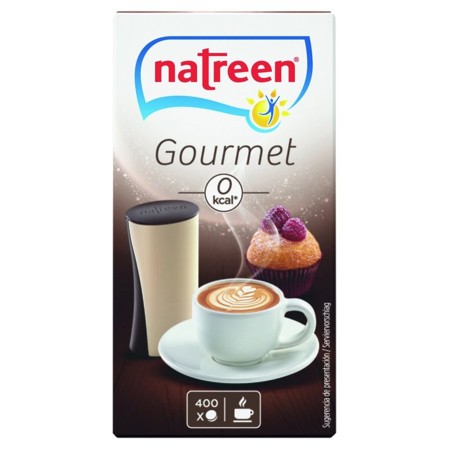 NATREEN® Süßstoff Feine Süße Café Gourmet 12 x 400 Stück Tafelsüße ohne Kalorien