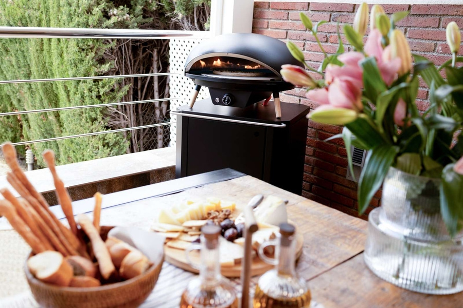 Le Feu Gas-Pizzaofen Turtle Motion 3.1 Pizzagrill mit rotierendem Pizzastein