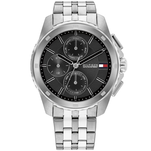 TOMMY HILFIGER Herren Armbanduhr WALKER 1710620 Quarz Multifunktionsuhr 44mm TOMMY HILFIGER Herren Armbanduhr WALKER 1710620 Quarz Multifunktionsuhr 44mm