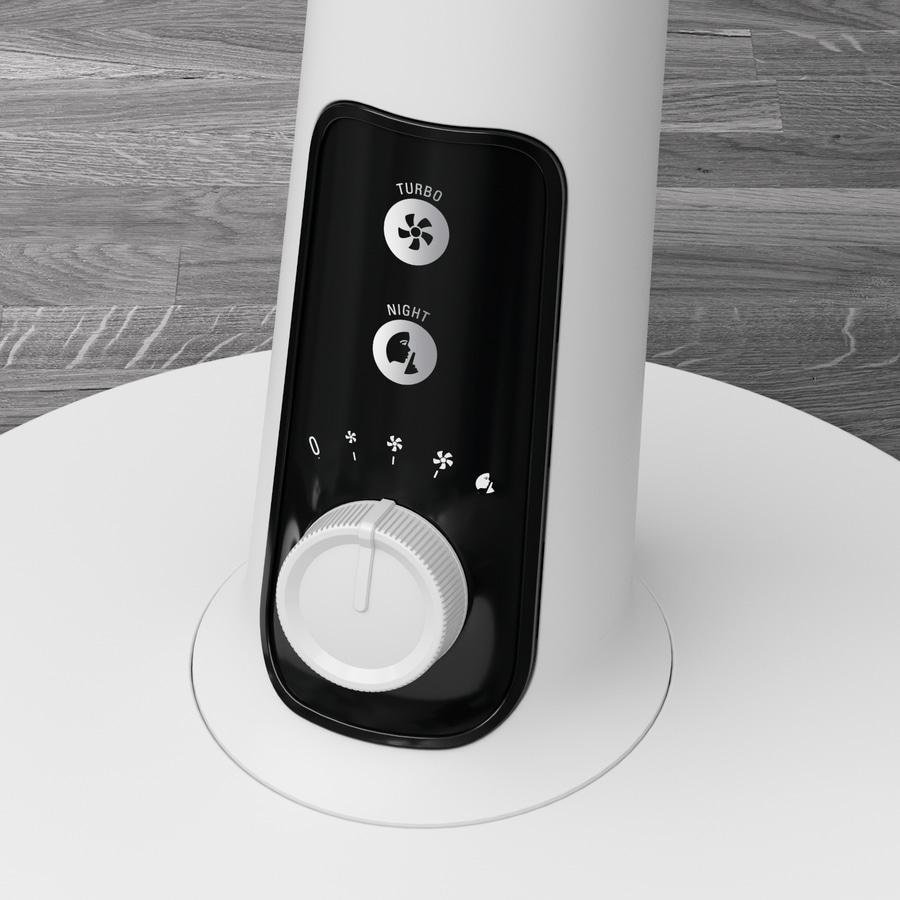 ROWENTA Tischventilator VU2731 Ventilator Fan Turbo Silence Extreme+ 38 dB(A)