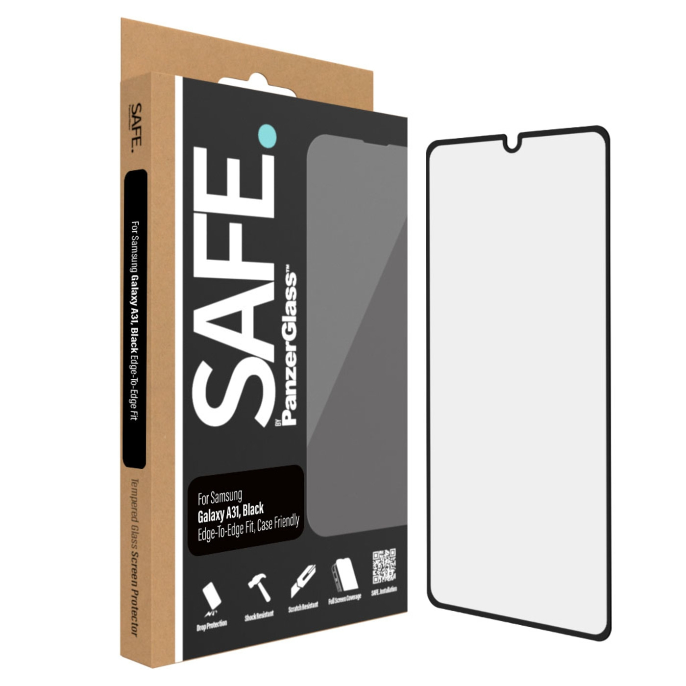 PanzerGlass™ SAFE. Samsung Galaxy A31 Screen Protector Glass Das Original NEU