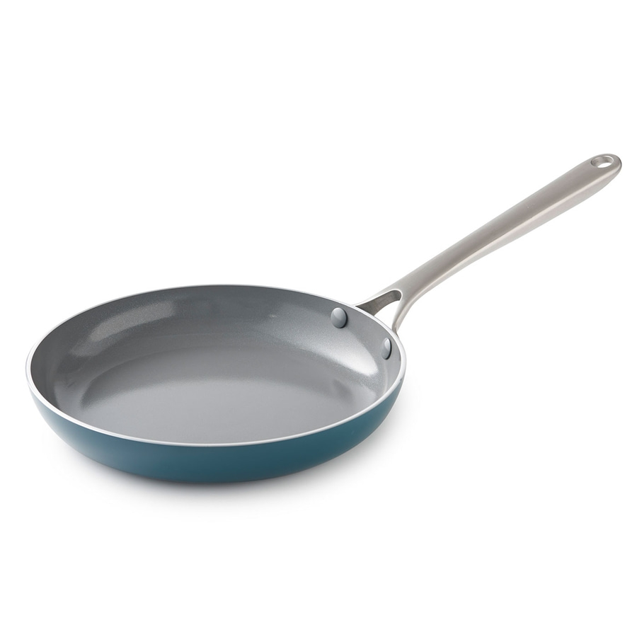 BETTY BOSSI Bratpfanne 24 cm Keramikbeschichtung Induktion Grün Aluminium